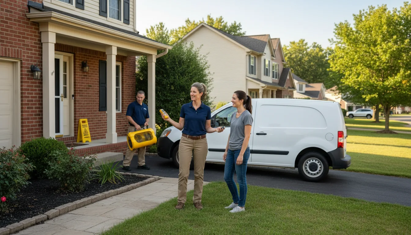 Residential water damage restoration in Kaibeto, AZ